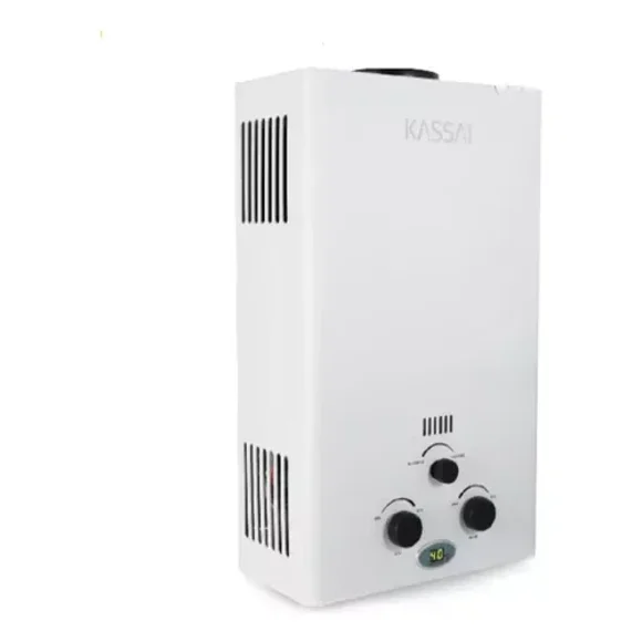 Calentador De Paso Kassai Kas-6p Capacidad 6 lpm Para Gas Natural