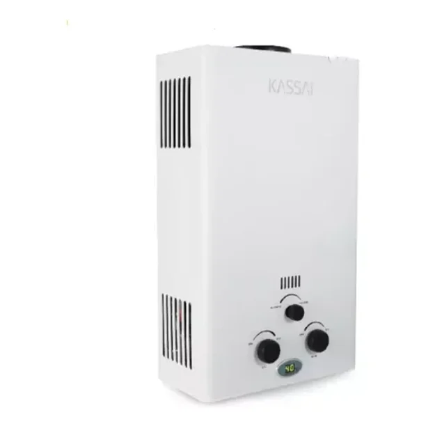 Calentador De Paso Kassai Kas-6p Capacidad 6 lpm Para Gas Natural