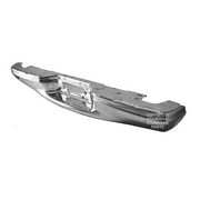 REAR STEP BUMPER FACE BAR; CHROME; FOR USE WITH FLARESIDE AND SUPER