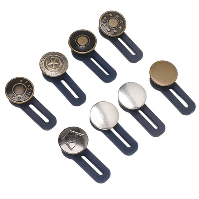 Botón extensor elástico, 16 piezas, extensores de botones, extensores de cuello de camisa elásticos, extensores de cintura de pantalones, estándares líderes en la industria