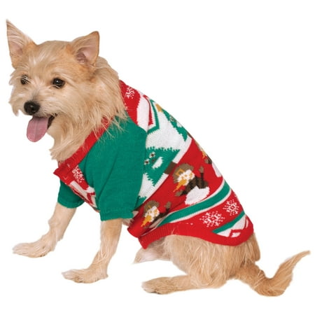 Ugly Christmas Sweater with Pattern Pet Costume