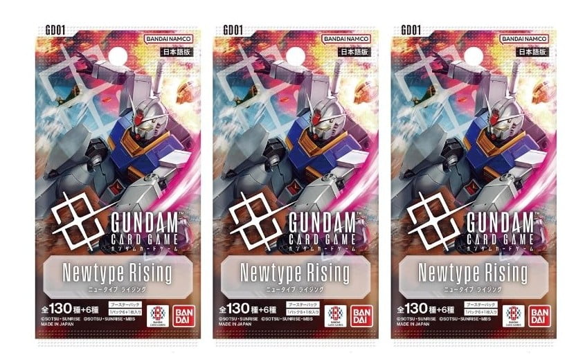 Gundam Trading Card Game Newtype Rising Booster Pack (12 Cards