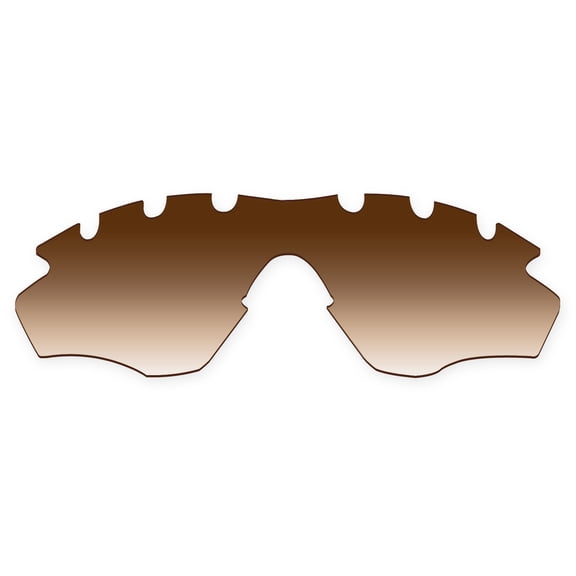 Vonxyz Brown Gradient Polarized Lenses Replacement for Oakley M2 Frame Vented Sunglass