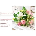 thumbnail image 3 of BAETEUY Artificial Flowers Silk Chrysanthemum Flower Lifelike Low Maintenance Holding Flowers Small Pieces Wedding Bouquet, 3 of 8