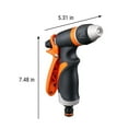 thumbnail image 3 of Buodes Summer Savings Clearance Garden Hose Garden Hose Nozzle, Heavy Duty Hose Nozzle With Adjust Watering Patterns, Multifunctional High Pressure Hose Nozzle Sprayer For Home, Watering Lawns And Ga, 3 of 9