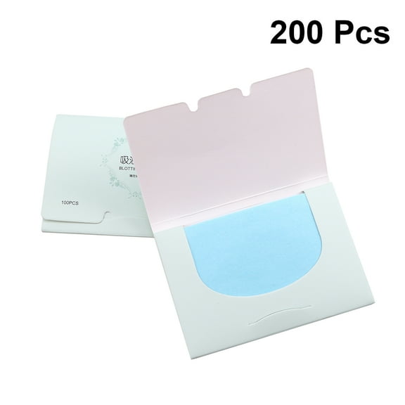 LOLIPPYY Ultra Thin Oil Blotting Paper Double Sided for Clean Fresh Skin 200Pcs