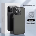thumbnail image 1 of Funda De Teléfono Transparente Mate A Prueba De Golpes Compatible Con IPhone 11 12 13 14 Pro Max XR X XS 7 8 Plus De Silicona Suave Parachoques Cubierta Trasera, 1 of 4