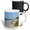 Multicolor, variant on 3drose, View from Naples Pier, 11oz Two-tone Blue Mug