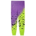 thumbnail image 5 of Hsovts Pajama Pants Men Funny Bat Graphic Ultra Lightweight Drawstring Stretch Pants 2026 New Fashion Comfy Relaxed Trousers with Pockets Purple M, 5 of 7