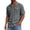 Dark Gray, variant on CBASIHI Mens Short Sleeve Button Down Shirts with Pockets- Breathable Loose Fit Collared Casual Summer Business Work Wear Top Light Blue Size S-3XL