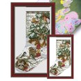 thumbnail image 1 of Kit Punto Cruz Con Medias Invierno Estampadas Algodón Ecológico 16CT Bordado 30x46 Cm, 1 of 9