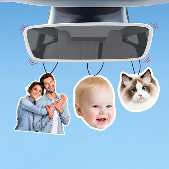 Ambientador para auto XINYIDIY personalizado de doble cara con aroma