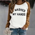 thumbnail image 1 of Nouveaux Hauts pour Femmes 2023 Grande Taille Mode Femme Manches Longues Col Rond Blouse Imprimée Automne Pull Décontracté Hauts Manches Longues pour Femmes, 1 of 5