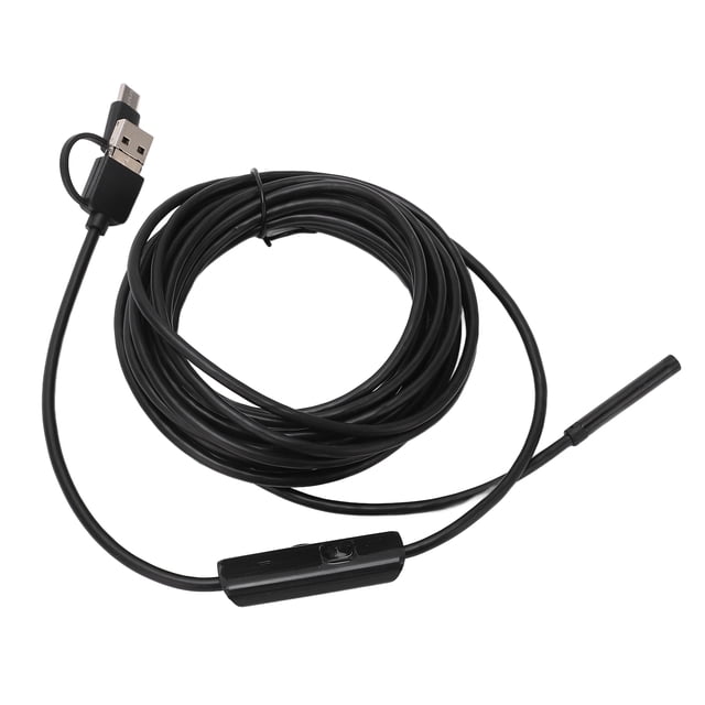 5.5mm Dia Endoscope 640x480 Resolution 70 Viewing Angle Wide Compatibility for Narrow Spaces Ventilation Pipe Engine