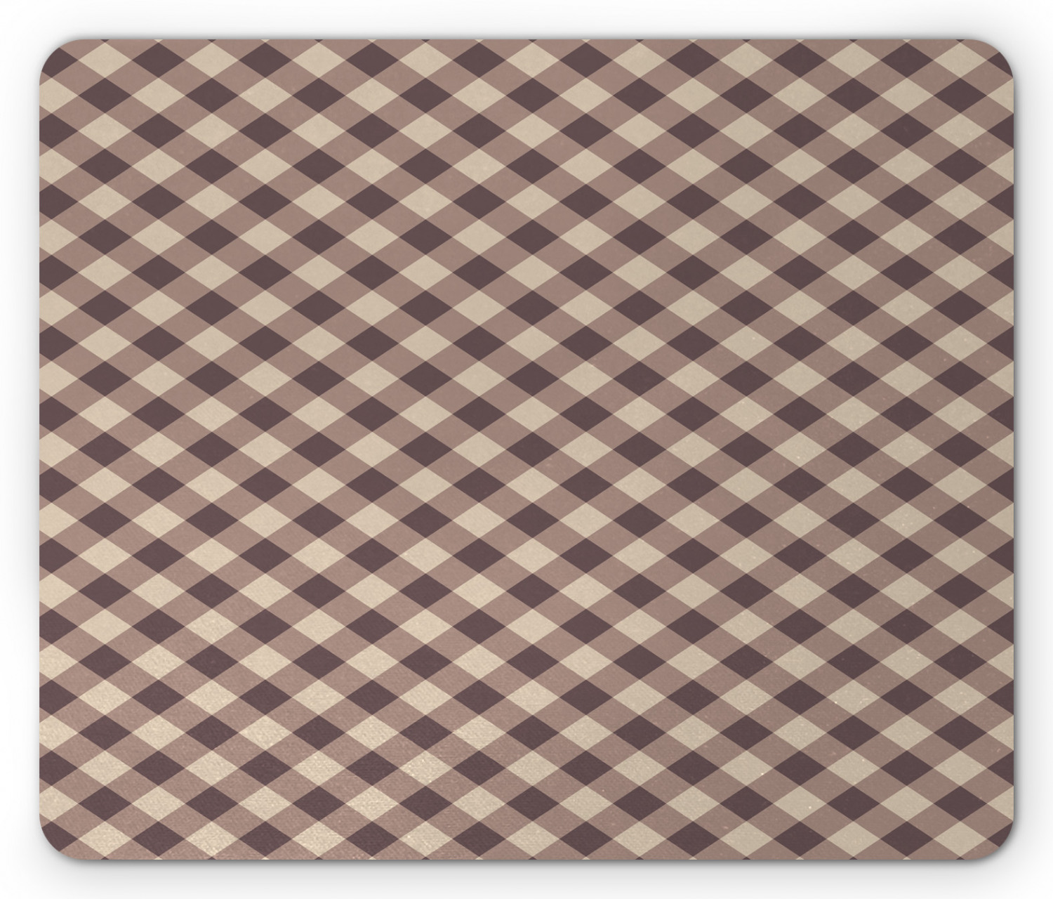 Repeat Pattern Note Pad Geometric Mouse Pad, Repeating Pattern with Diagonal Checkered Motif ...
