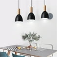 thumbnail image 7 of JLOWCO Adjustable H Track Pendant Lighting 3 Pack Living Room Modern Pendant Led Lighting Fixtures Ceiling Pendant Lights Kitchen Island Black (LED Bulb Include), 7 of 7