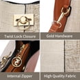 thumbnail image 4 of GAEKEAO Crossbody Purses for Women Vegan Leather Bucket Bags Trendy Ladies Handbag Shoulder Purse Multi Pockets, 4 of 6