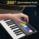 thumbnail image 4 of Mini Portable MIDI Control Keyboard, USB, Sequencer Keyboard, Backlit D Pads, 8 Knobs, OLED, 25-K, 4 of 5