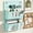 Green, variant on Wall Mounted Storage Organizer With 2 Layered Pockets Wall Hanging Cloth Bag For Dormitory Bedroom