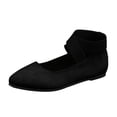thumbnail image 3 of Willtoo Ballet Flats for Women Elastic Crisscross Strap Mary Jane Flat Slip On Casual Ballerina Walking Flats Dress Shoes for Woman Comfortable Cute Loafer Shoes, 3 of 6