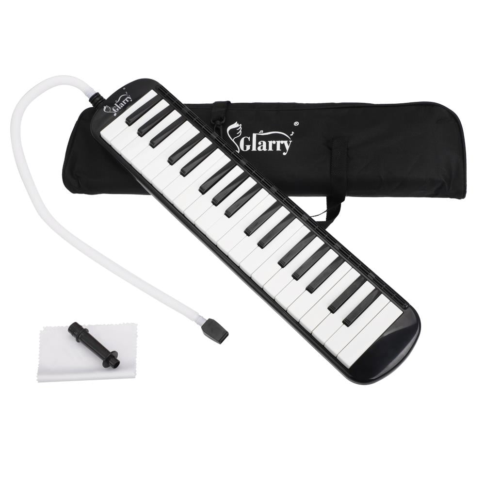 Glarry 37 Key Melodica Instrument with Carrying Bag Mouthpiece