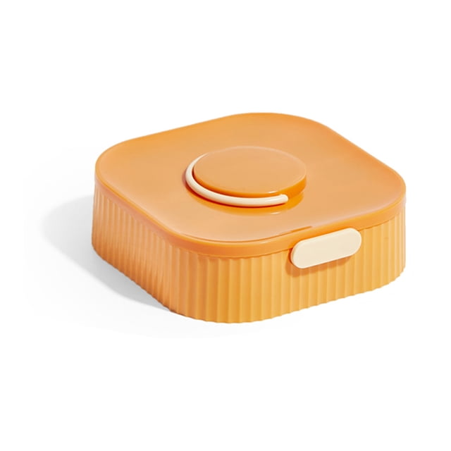 Bearachild Bandeja de cubitos de hielo, molde de bola de plástico para beber para congelador, molde cuadrado de congelación, barra extraíble, nevera Cocina y Comedor Naranja Bearachild HA063237-03