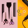 thumbnail image 4 of KAKOWELY 12Pcs Scissors Silicone Finger Rings Grooming Scissor Rings Haircutting Styling Scissor Accessory,0.98"X0.98"X0.43", 4 of 5