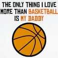 thumbnail image 2 of CafePress - Basketball Daddy Body Suit - Long Sleeve Cotton Baby Bodysuit, 2 of 4