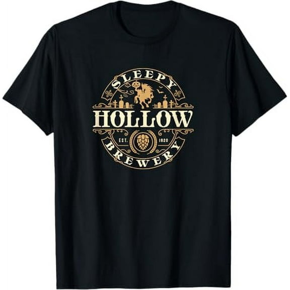 Sleepy Hollow Brewery Inn Halloween Salem party Headless T-Shirt Shirts