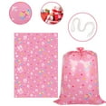 thumbnail image 4 of 3 Pack Large Christmas Gift Bags - 56" x 36" Xmas Jumbo Plastic Present Wrap Bags Reusable Party Favor Bags with Gift Tag Cards for Xmas Huge Gifts Decorations Holiday Gift Giving, 4 of 6