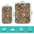 thumbnail image 2 of 2 Pack Coffee Maker Mat for Countertops, Dish Mat Drying Kitchen Mat Set 18 X 24+19.5x12Inch; Espresso Machine Mat Coffee Pot Mats for Kitchen Counter Ultra Absorbent and Non-Slip Coffee Pattern Pad, 2 of 5