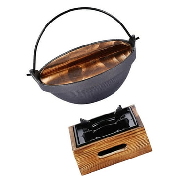 Masteelf Camping Cookware Practical Cast Non-stick Cooking Boiler With Furnace