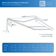 thumbnail image 7 of ALEKO Motorized Retractable 16 x 10 feet Home Patio Awning Sunshade Green, 7 of 7
