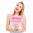thumbnail image 2 of Big Dot of Happiness Funny It's a Girl - Pink Baby Shower Photo Booth Props Kit - 10 Piece, 2 of 5