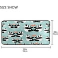 thumbnail image 3 of SKYSONIC Valentine's Day Kitchen Rugs and Mats,Cute Panda Couple Non Slip Washable Cushioned Carpets Polyester AntiFatigue Comfort Porch Floor Mat Doormat for Washroom Bedroom Office 39 x 20 inch, 3 of 7