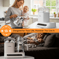 thumbnail image 5 of Yunbaby Baby Bottle Warmer & Sterilizer, 44oz Formula Kettle with Drying & Steam, Multi-Function Bottle Warmer for Breastmilk, Food & Baby Essentials, 5 of 11