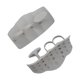 thumbnail image 1 of 2 guantes de gimnasio para levantamiento de pesas para hombres y mujeres, agarres de mano para culturismo. Gris, 1 of 9