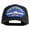 Black, variant on USS Midway CV 41 Blue Patched Solid Cotton Twill 5 panel Mesh Back Cap - Navy OSFM