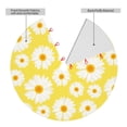thumbnail image 2 of Rateoe Daisies Flowers Print Christmas Tree Skirt 48" for Xmas Holiday New Year Party Circle Tree Mat Ornaments Decoration, 2 of 7