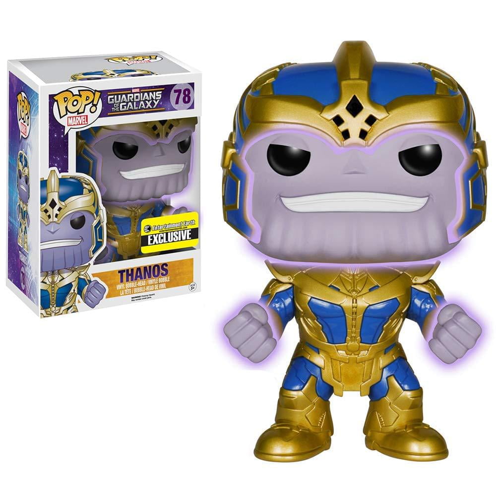 Funko POP! Marvel Thanos Vinyl Bobble Head [SuperSized, Glow in the