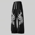 thumbnail image 6 of CONZONE Men's Baggy Sweatpants Gothic Wide Leg Pants for Men Trendy Elastic Waist Graphic Y2K Soft Streetwear Joggers With Pocket, 6 of 6