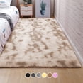 thumbnail image 1 of Alfombra De Sala Suave Decorativa Tapete Cuarto Afelpada 160x120 Cm Poliéster Antideslizante Blick Color Beige, 1 of 6
