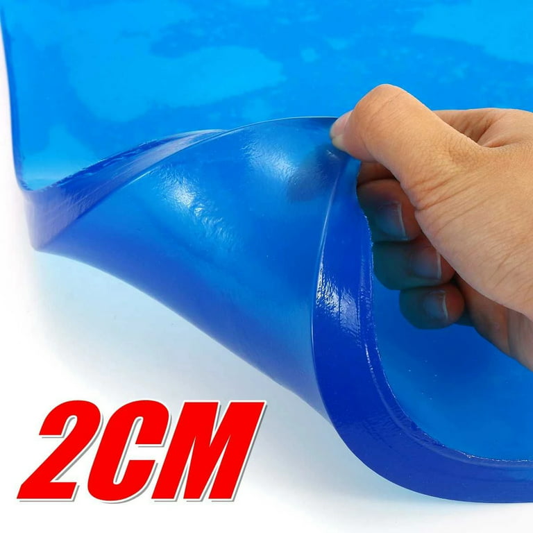 2Cm Motorcycle Seat Gel Cool Pad Shock Absorption Mat DIY Cut Cushion