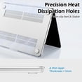 thumbnail image 4 of For MacBook Neo 13 Inch Hard Shell Case (2026 Model A3404)+Keyboard Cover+Screen Protector, Lightweight & Scratch-Resistant, Crystal Clear, 4 of 7
