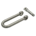 thumbnail image 4 of Extreme Max 3006.8201.4 BoatTector Stainless Steel Long D Shackle - 1/4", 4-Pack, 4 of 5