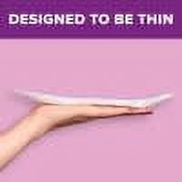 Poise Ultra Thin Incontinence Pads for Women, with Wings, 3 Drop, Maximum Absorbency, Long, 34Ct