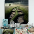 thumbnail image 2 of Designart Path In The Middle Of A Field I Canvas Wall Art, 2 of 5