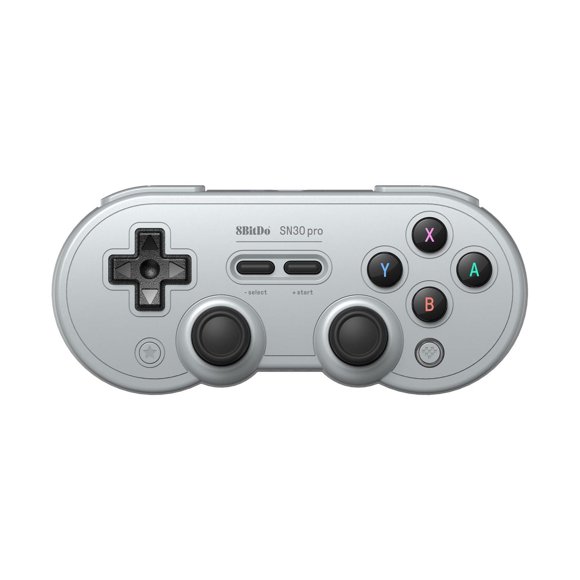 Manette de jeu Bluetooth 8BitDo SN30 Pro - Édition Hall - Gris
