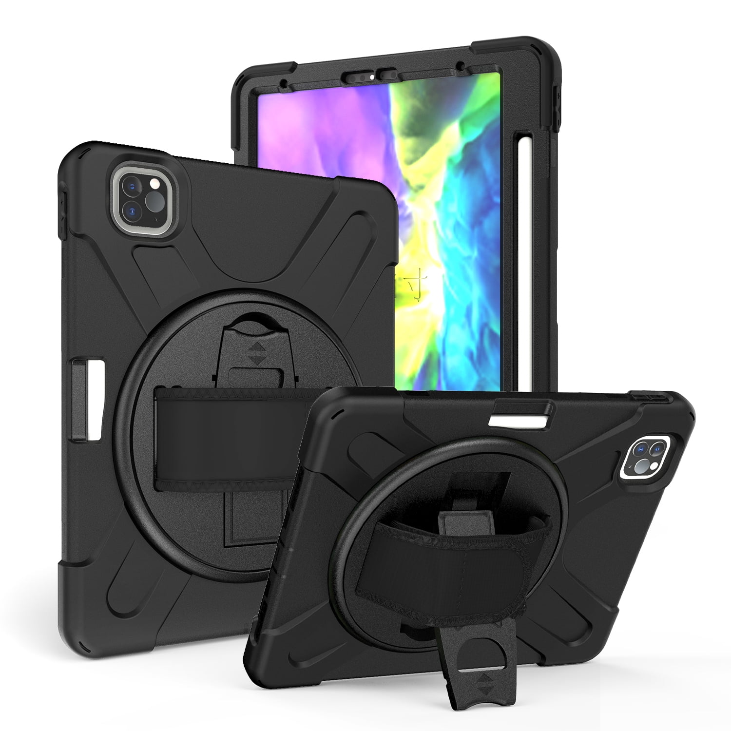 KIQ iPad Pro 11 2nd Gen, 2020 Case, Rugged Shockproof Heavy Duty Drop
