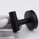 thumbnail image 2 of BRILLAR Lylin Ganchos para toallas de acero inoxidable - Juego de 2, montaje con tornillos, negro - Perfecto para baño, cocina, sala de estar y oficina, 2 of 5